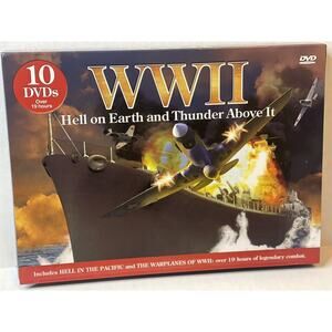 WWII: Hell on Earth and Thunder Above It (DVD) Set History World Warplanes Navy